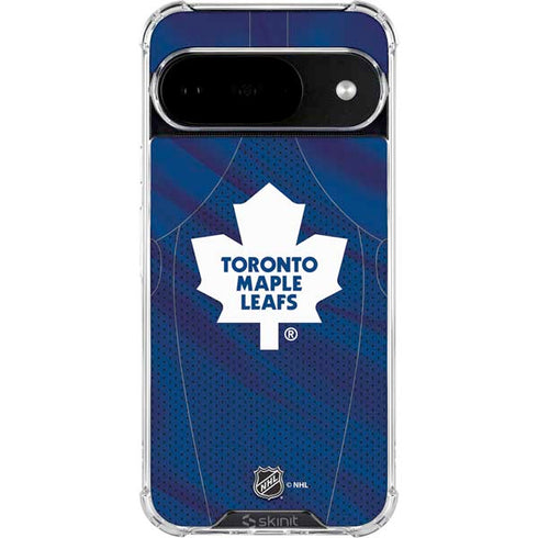 NHL Toronto Maple Leafs Home Jersey Google Pixel 10 Clear Case